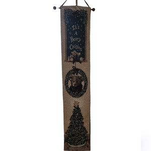Boyds bear- Its a beary christmas- tapestry